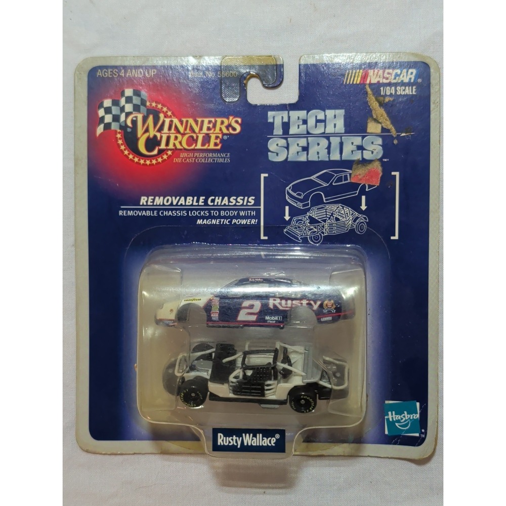 Vintage Winners Circle Tech Series Rusty Wallace 2 Miller Lite 1/64 Diecast New